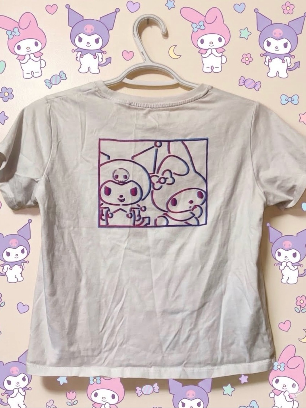 My Melody and Kuromi Graphic Tee - White